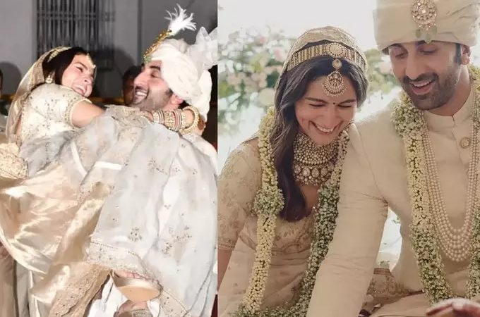शादी के बाद पहली बार आलिया को गोद में उठाए रणबीर फैंस से हुए मुखातिब,