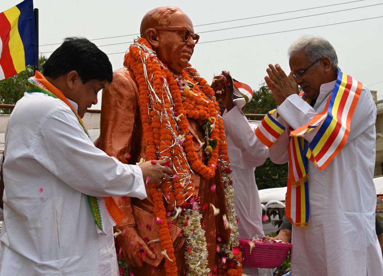 बाबा साहेब ने दलितों, शोषितों और वंचितों के लिए समर्पित किया जीवन : मुख्यमंत्री बघेल