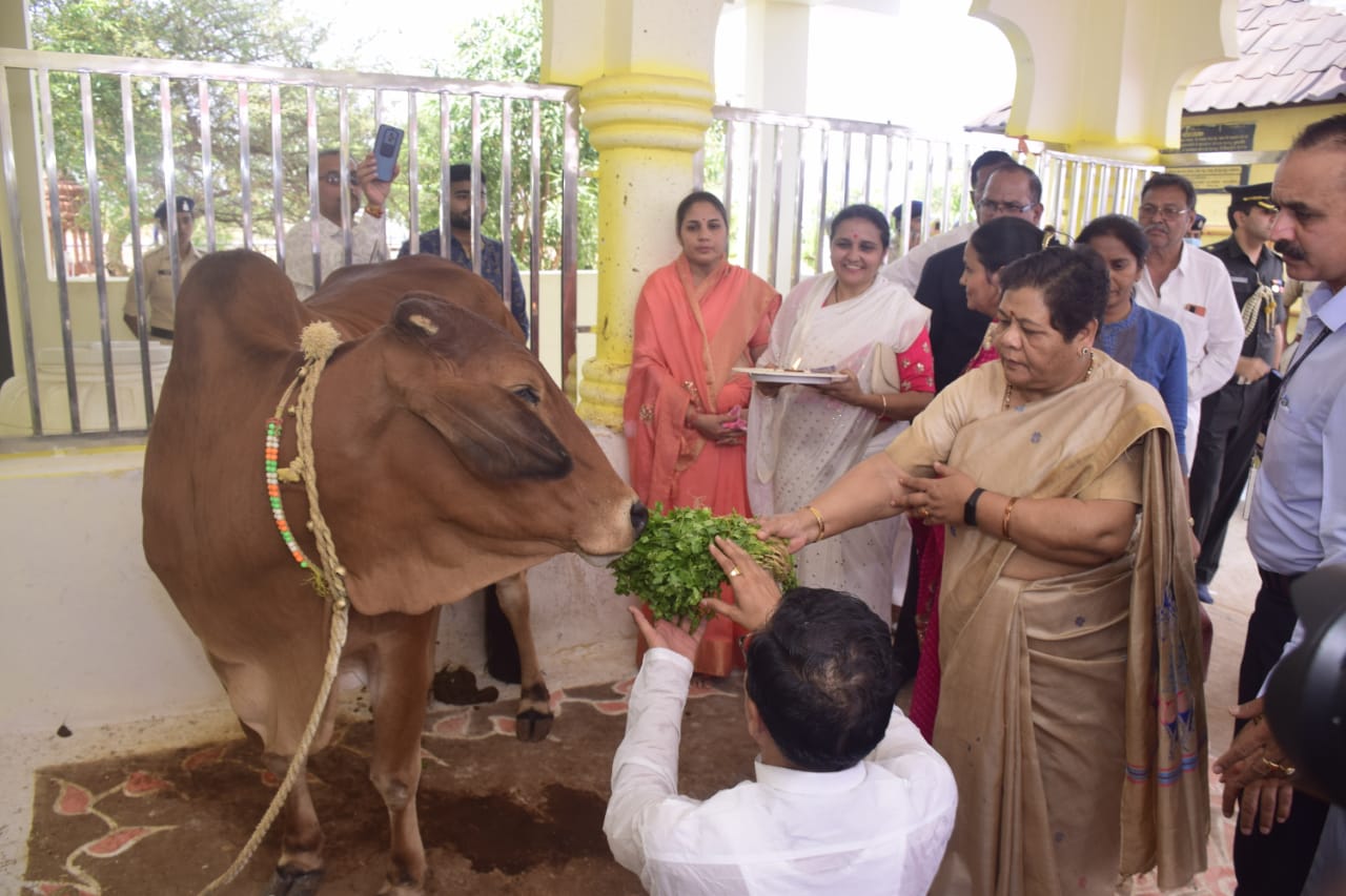 गाय की सेवा करने से मिलता है पुण्य – राज्यपाल उइके