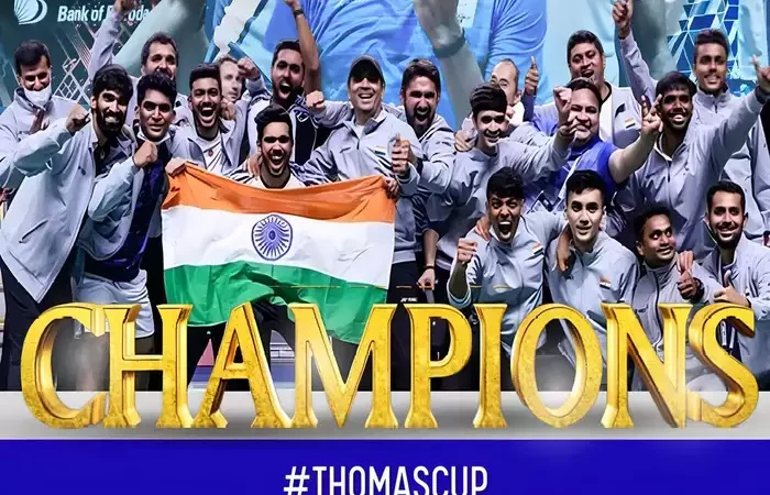 थॉमस कप: भारतीय खेल इतिहास का गौरवशाली पल, इंडोनेशिया को हराकर पहली बार बना चैंपियन