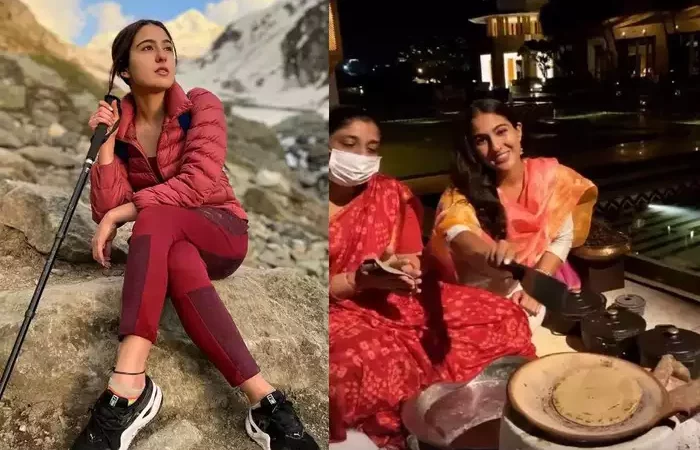 ऐक्टिंग ही नहीं कुकिंग में भी माहिर हैं सारा अली खान, कश्मीर में कैंप के बाहर बनाई लबाबदार सब्जी