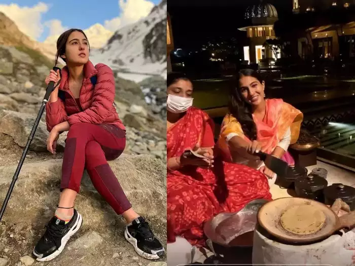 ऐक्टिंग ही नहीं कुकिंग में भी माहिर हैं सारा अली खान, कश्मीर में कैंप के बाहर बनाई लबाबदार सब्जी
