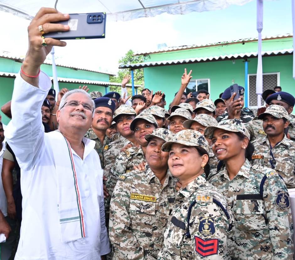 जवानों के हौसलों से बस्तर अंचल में आया सुखद परिवर्तन : बघेल