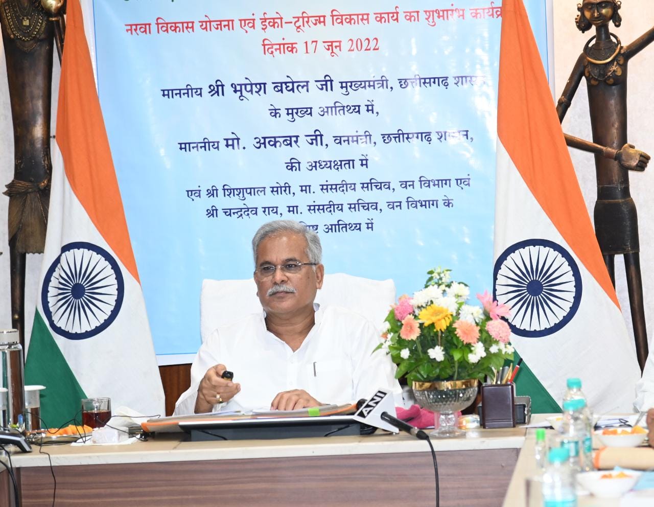 वनांचल में हरियाली और लोगों की आय वृद्धि में नरवा विकास महत्वपूर्ण : मुख्यमंत्री  भूपेश बघेल