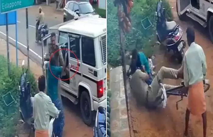 अपराधी ‘तलवार’ से करता रहा हमला, पुलिसवाले की बहादुरी देख लोग बोले- ये है असली सिंघम