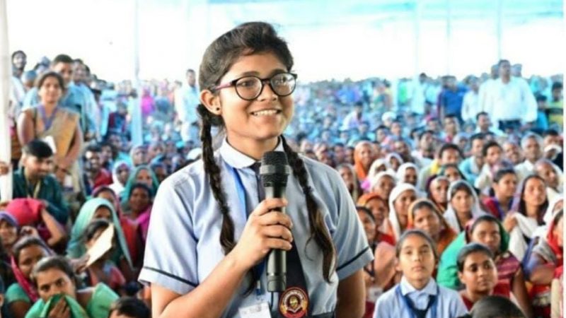 मुख्यमंत्री का छत्तीसगढ़ी में सवाल और छात्रा का फर्राटेदार अंग्रेजी में जवाब