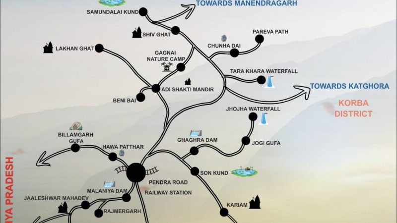 मुख्यमंत्री बघेल ने टूरिस्ट मैप का किया विमोचन