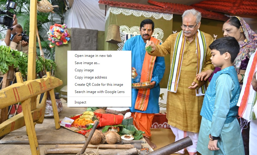 मुख्यमंत्री निवास में हरेली तिहार की धूम