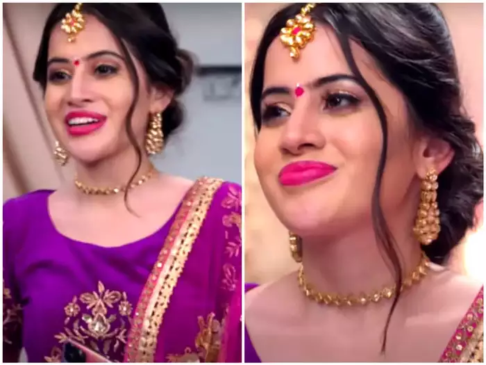 माथे पर बिंदी, हाथों में चूड़ियां… उर्फी जावेद का ‘संस्कारी’ लुक हर जगह छाया!