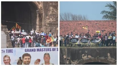 श्रीलंका-ऑस्ट्रेलिया टेस्ट पर संकट के बादल, हजारों प्रदर्शनकारियों ने गॉल स्टेडियम को घेरा