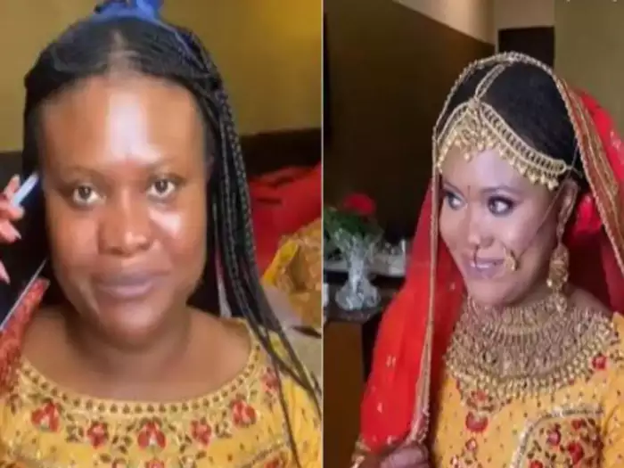 नाइजीरियाई महिला ने अपनी शादी में भारतीय दुल्हन की तरह से किया मेकओवर, वीडियो ने जीता दिल