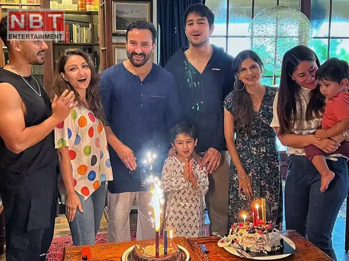 सैफ अली खान की बर्थडे फोटोज से क्यों गायब हैं सारा अली खान? बढ़ती उम्र में भी खूब जच रहे छोटे नवाब