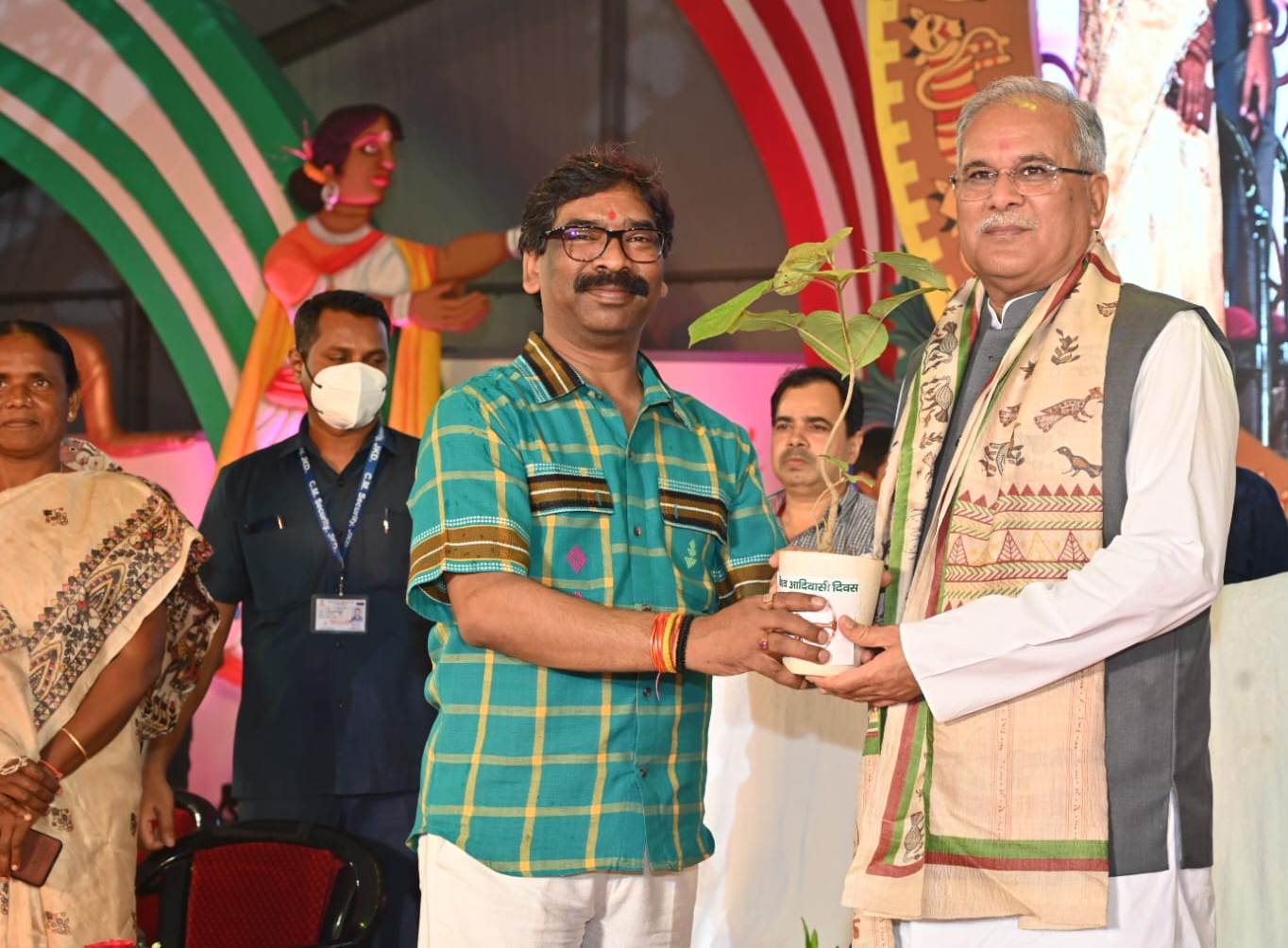 झारखंड जनजातीय महोत्सव में बतौर मुख्य अतिथि शामिल हुए मुख्यमंत्री श्री बघेल