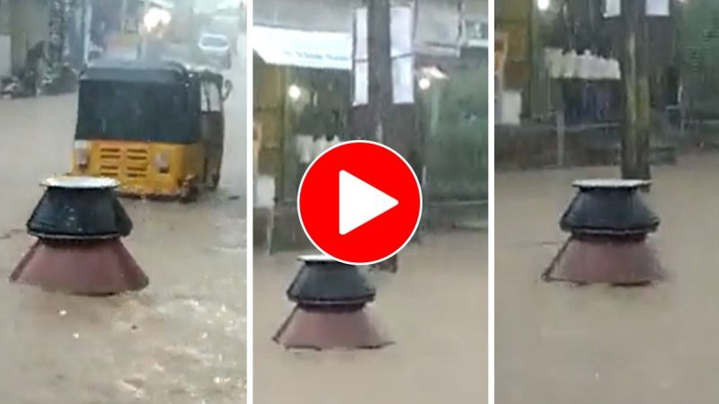 अचानक तैरकर भाग गई बिरयानी की देग, होटल में बैठे ग्राहक बस देखते रहे गए