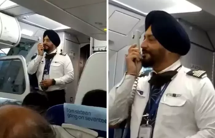‘समां बांध दिया पाजी…’ पायलट ने इंग्लिश के साथ लगाया पंजाबी का ऐसा तड़का, वीडियो वायरल