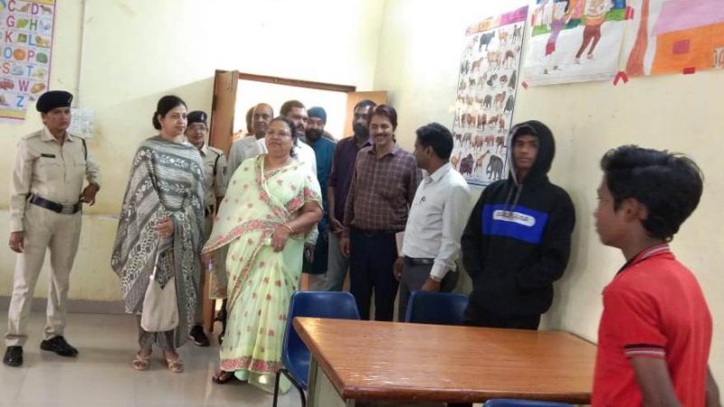 महिला एवं बाल विकास मंत्री भेंड़िया ने बाल देखरेख संस्थाओं का किया निरीक्षण