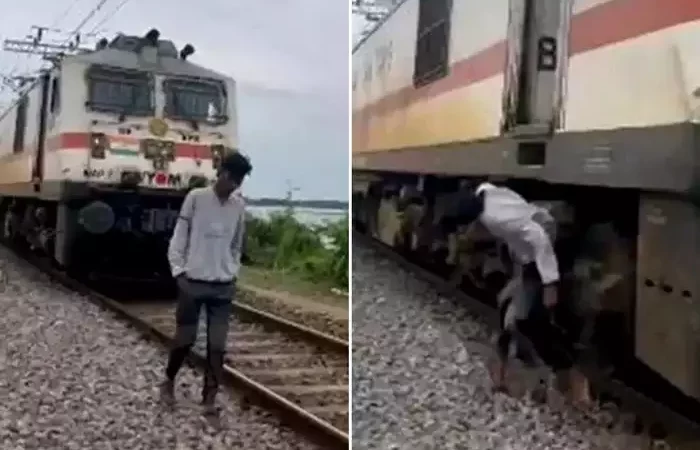 17 साल का लड़का रेलवे ट्रैक पर बना रहा था Reel, अचानक सब कुछ बदल गया