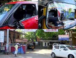 छापेमारी से भड़के पीएफआई सदस्यों ने संघ दफ्तर पर फेंका पेट्रोल बम, वाहनों में भी तोड़फोड़