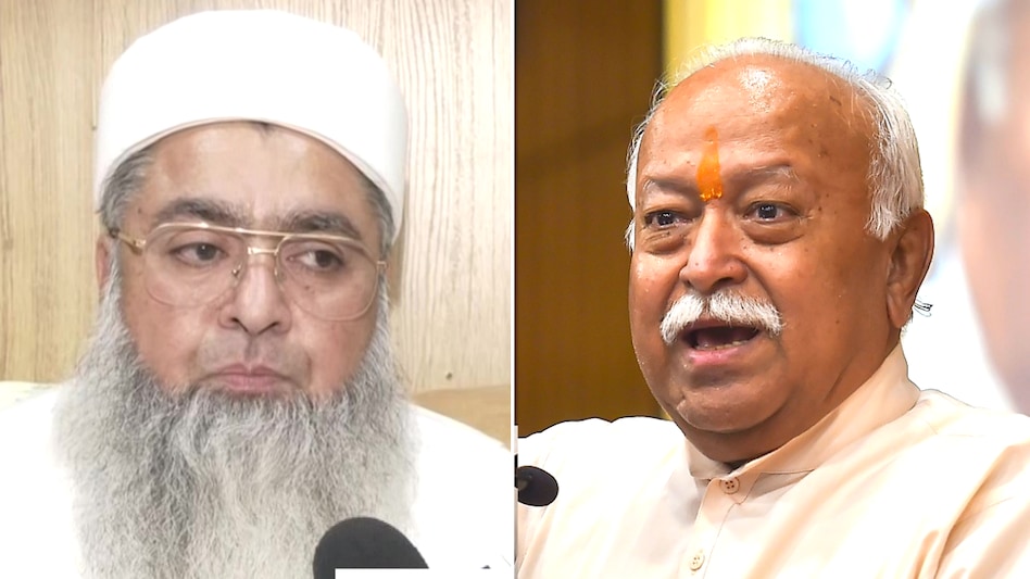 भागवत पहुंचे मदरसे, इमाम ने बताया राष्ट्रपिता