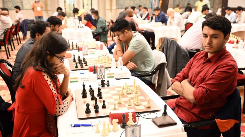 राजधानी रायपुर में शह-मात के खेल के महारथियों का महामुकाबला जारी