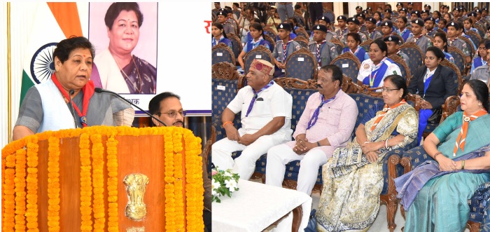 युवाओं में अनुशासन की भावना बढ़ाने में स्काउट्स एवं गाइड्स संगठन की महत्वपूर्ण भूमिका : राज्यपाल सुश्री उइके