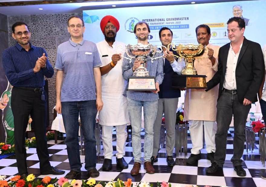 जर्जिया के गै्रंड मास्टर पेनसुलिया लेवन बने विजेता, दूसरे नंबर पर रहे रूस के सवचेंको बोरिस