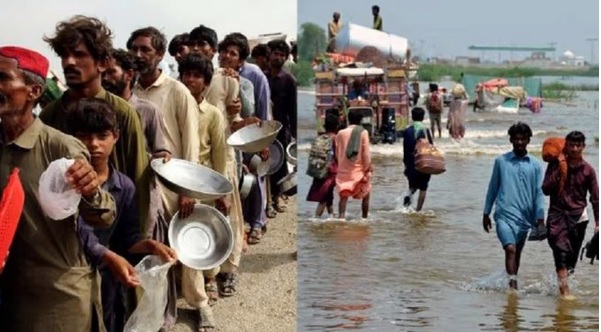 पाकिस्तान में बाढ़ पीड़ित लोगों की मदद कर रहे हिंदू मंदिर