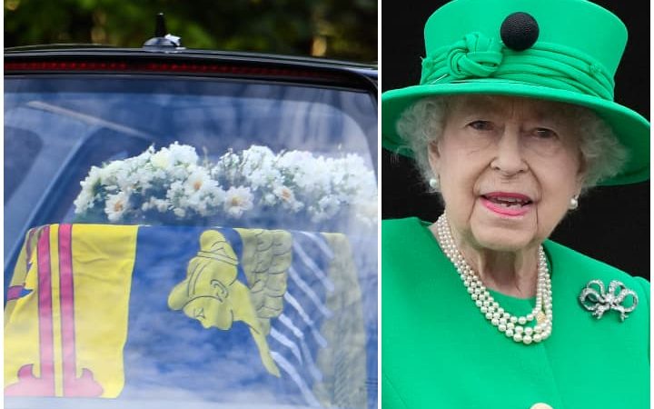 बाल्मोरल कैसल से निकला दिवंगत महारानी एलिजाबेथ का ताबूत