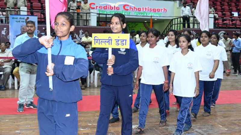 छत्तीसगढ़िया ओलंपिक खेलों की शुरुआत… मुख्यमंत्री बघेल ने किया उद्घाटन