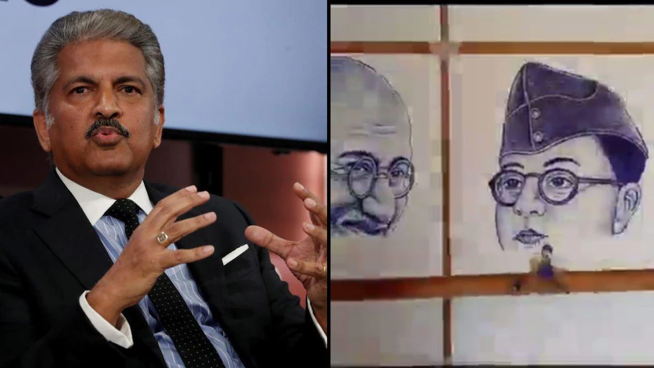 लड़की ने एक साथ बनाई 15 महान हस्तियों की तस्वीरें, आनंद महिंद्रा बोले- करेंगे मदद!