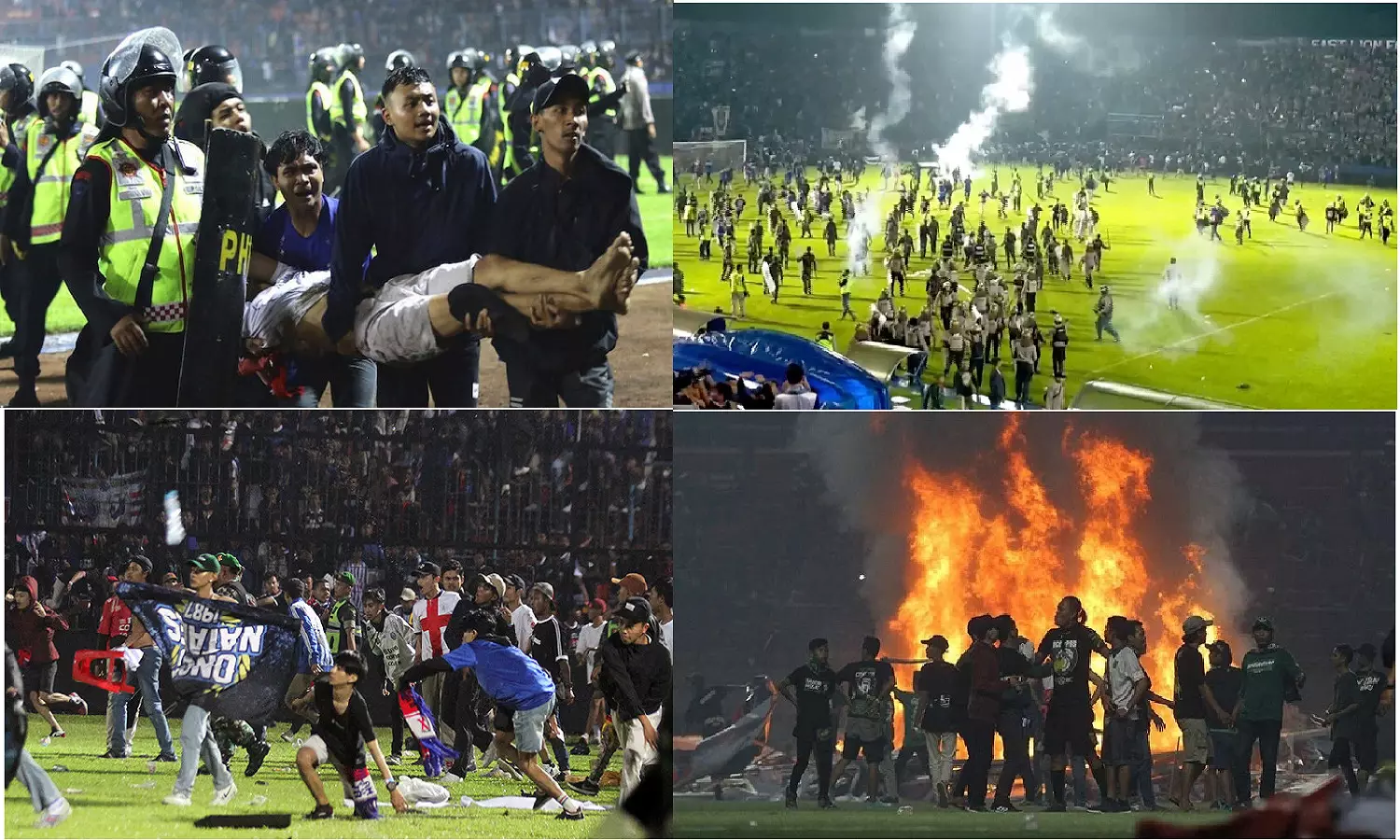 इंडोनेशिया : फुटबॉल मैच के बाद हिंसा, 174 की मौत