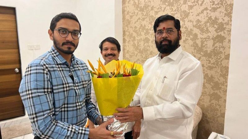 बालासाहेब के पोते आए शिंदे गुट के समर्थन में… -कहा- उनके लिए करूंगा प्रचार