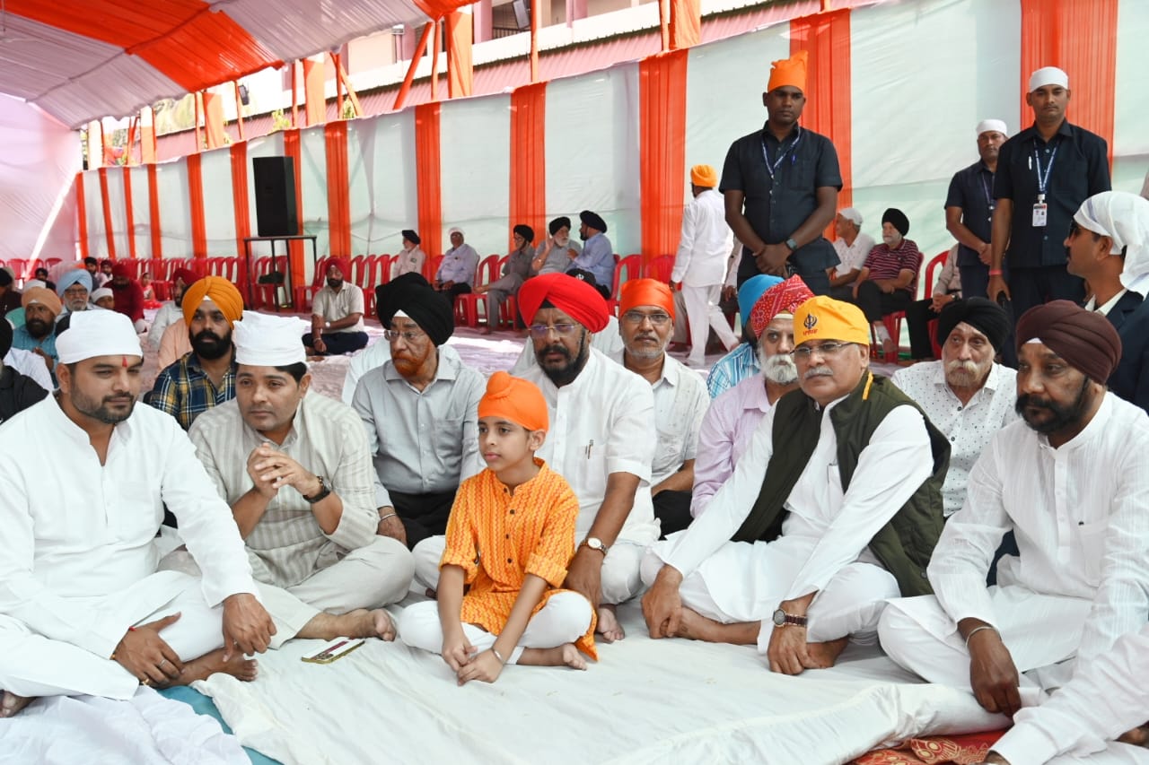 : सेवा कार्यों में सिख समाज की भूमिका अग्रणी: भूपेश बघेल