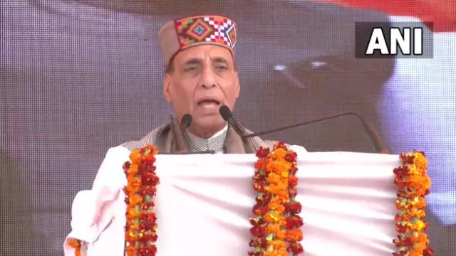 भारत की ओर बुरी नजर डालने वालों को अब दिया जाता है मुंहतोड़ जवाब : राजनाथ