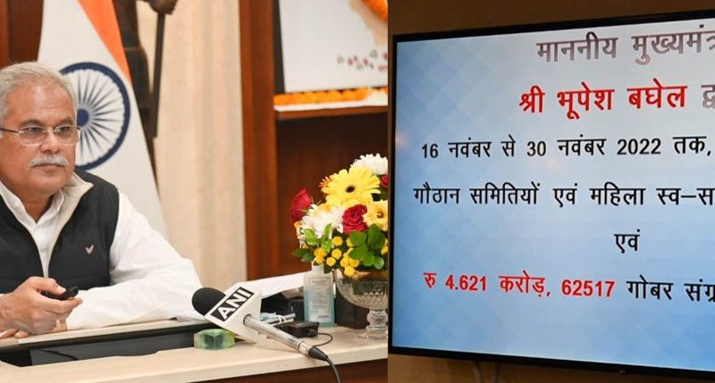 गौठानों द्वारा खुद की जमा पूंजी से गोबर खरीदना, गोधन न्याय योजना की सफलता: मुख्यमंत्री श्री भूपेश बघेल
