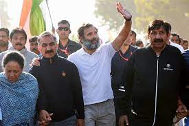 भारत जोड़ो यात्रा : राहुल के साथ पदयात्रा में शामिल हुए सुक्खू