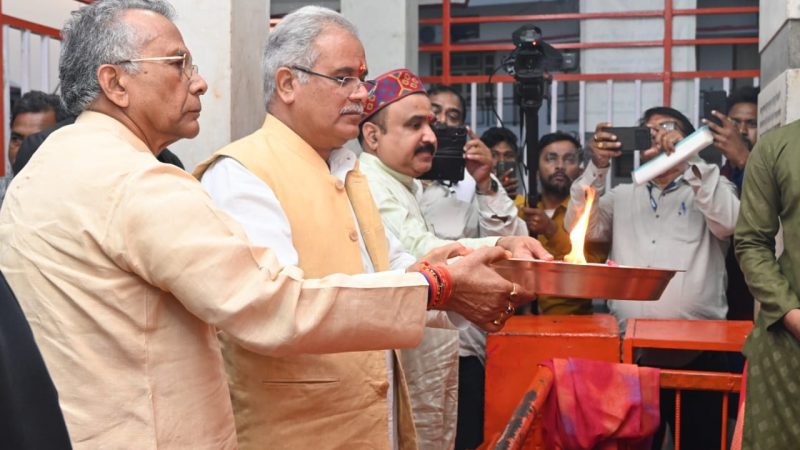 मानव–पशु प्रेम की अदभुत मिसाल पेश करने वाले चंडी माता मंदिर में मुख्यमंत्री ने किए दर्शन