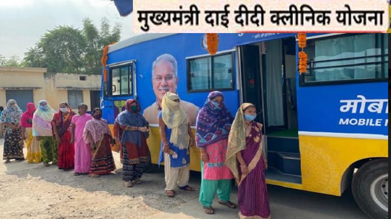 मुख्यमंत्री दाई-दीदी क्लीनिक: 1.32 लाख से ज्यादा महिलाओं का हुआ निःशुल्क इलाज