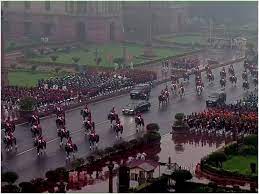 बारिश के बीच बीटिंग द रिट्रीट सेरेमनी, दिखी शक्ति और समृद्धि की झलक