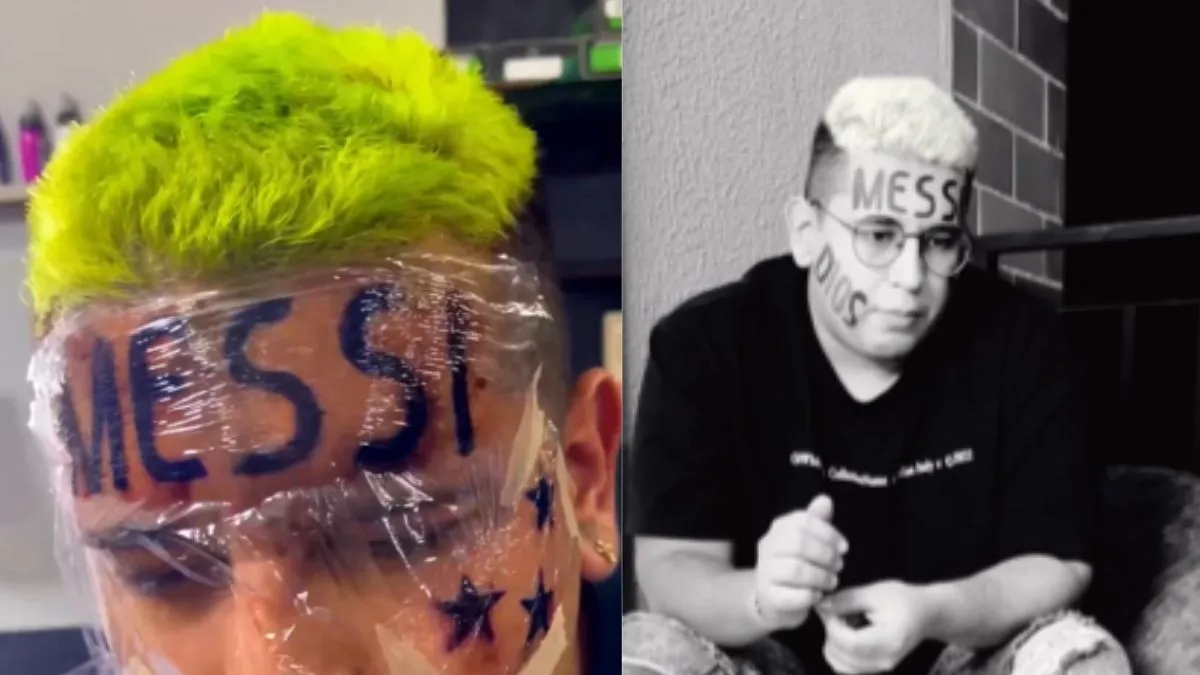 जोश-जोश में कपार पर मेसी का टैटू गुदवा लिया, अब बोला – “पछतावा हो रहा है”