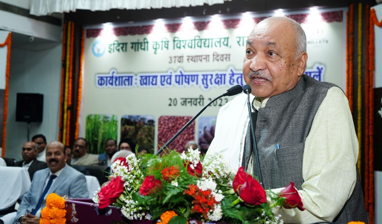 लघु धान्य फसलें पौष्टिकता के कारण आज अमीरों का भोजन में शामिल-श्री चौबे