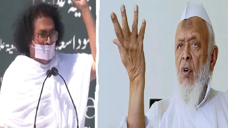 मदनी बोले- ओम और अल्लाह एक, भड़के धर्मगुरु, विरोध में छोड़ा मंच