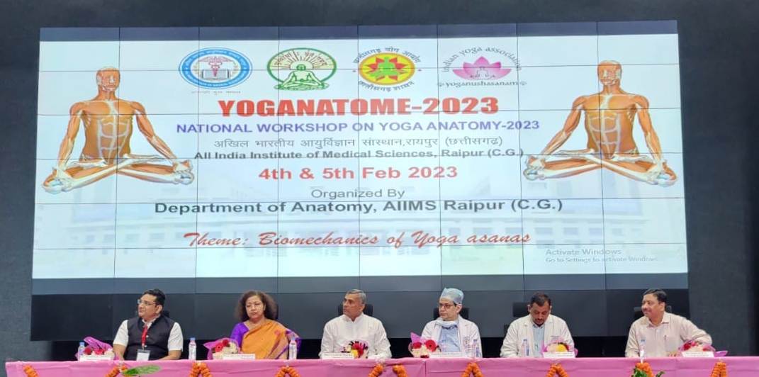 एम्स में नेशनल योगा एनाटॉमी वर्कशॉप में शामिल हुए ज्ञानेश