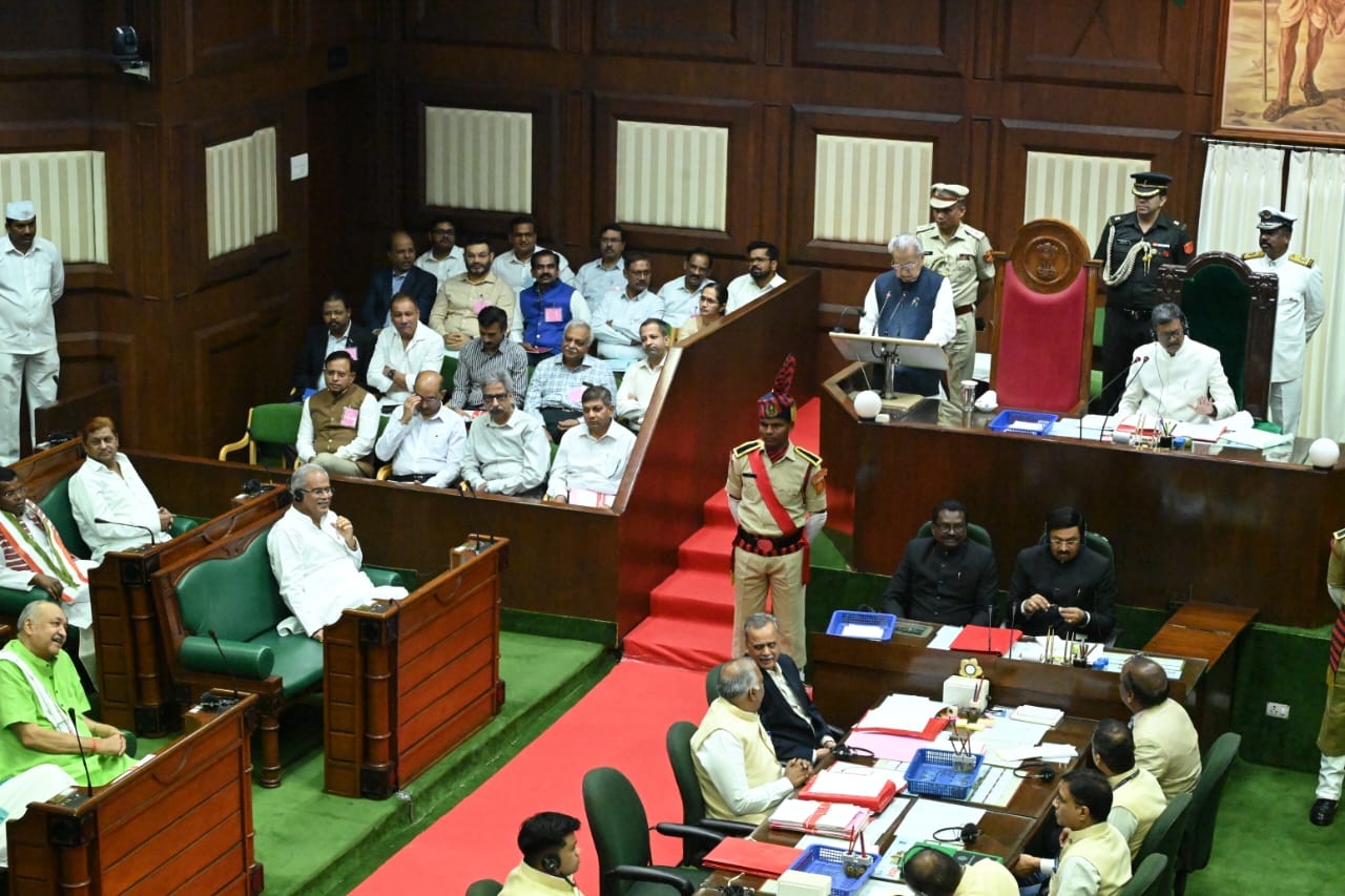 छत्तीसगढ़ विधानसभा में राज्यपाल श्री विश्वभूषण हरिचंदन का अभिभाषण