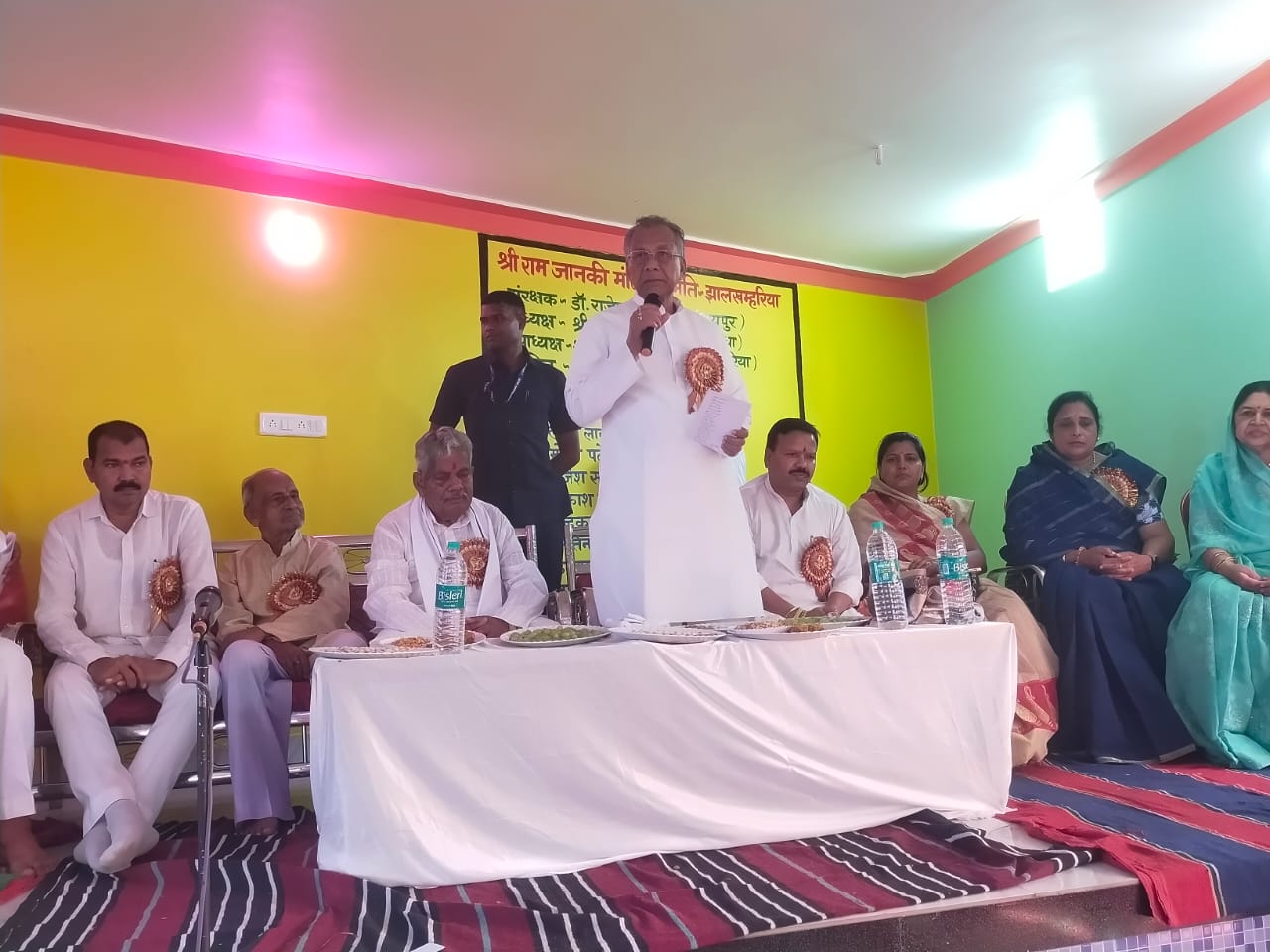 झालखम्हरिया में मूर्ति स्थापना एवं स्वर्ण जयंती समारोह में शामिल हुए धर्मस्व मंत्री