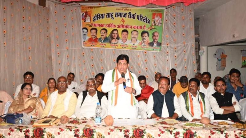 रींवा में आयोजित कर्मा जयंती में शामिल हुए नगरीय प्रशासन मंत्री डॉ. डहरिया