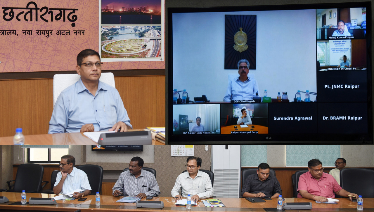 छत्तीसगढ़ उच्च न्यायालय के मुख्य न्यायधीश के शपथ ग्रहण समारोह की तैयारियां शुरू