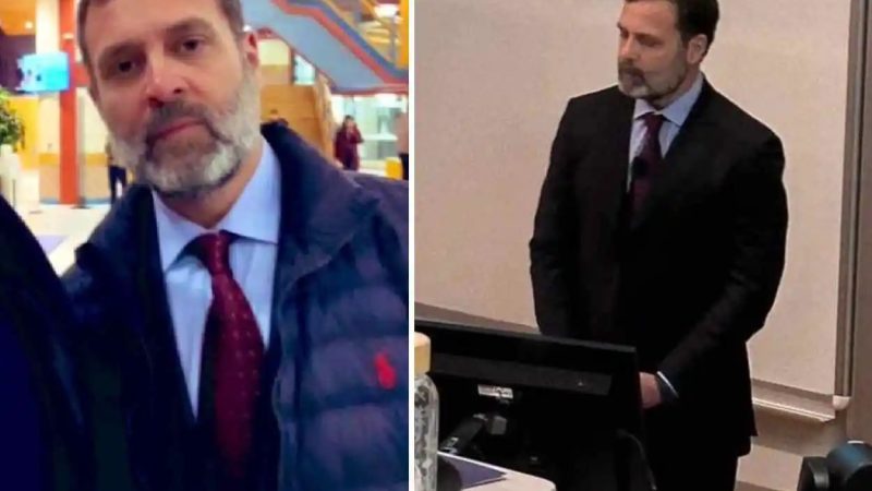 राहुल बोले- भारत का लोकतंत्र खतरे में, मेरे फोन टेप होते हैं, भाजपा बोली- पेगासस घुस गया है उनके दिमाग में