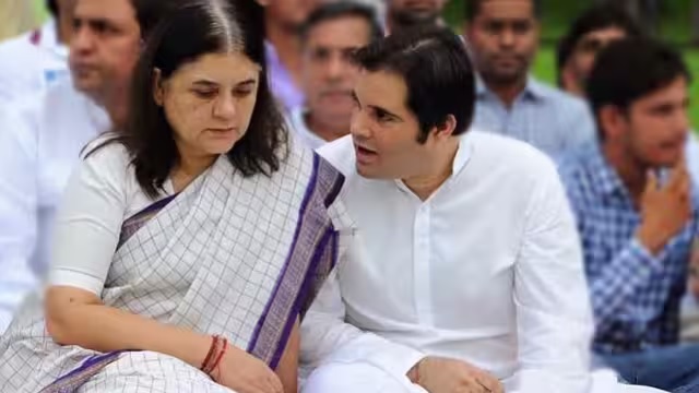 वरुण के बचाव में उतरीं मेनका बोलीं, नहीं दिया है कोई भी विवादित बयान