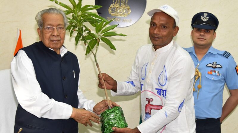 राज्यपाल से ग्रीन कमाण्डो ने सौजन्य भेंट की